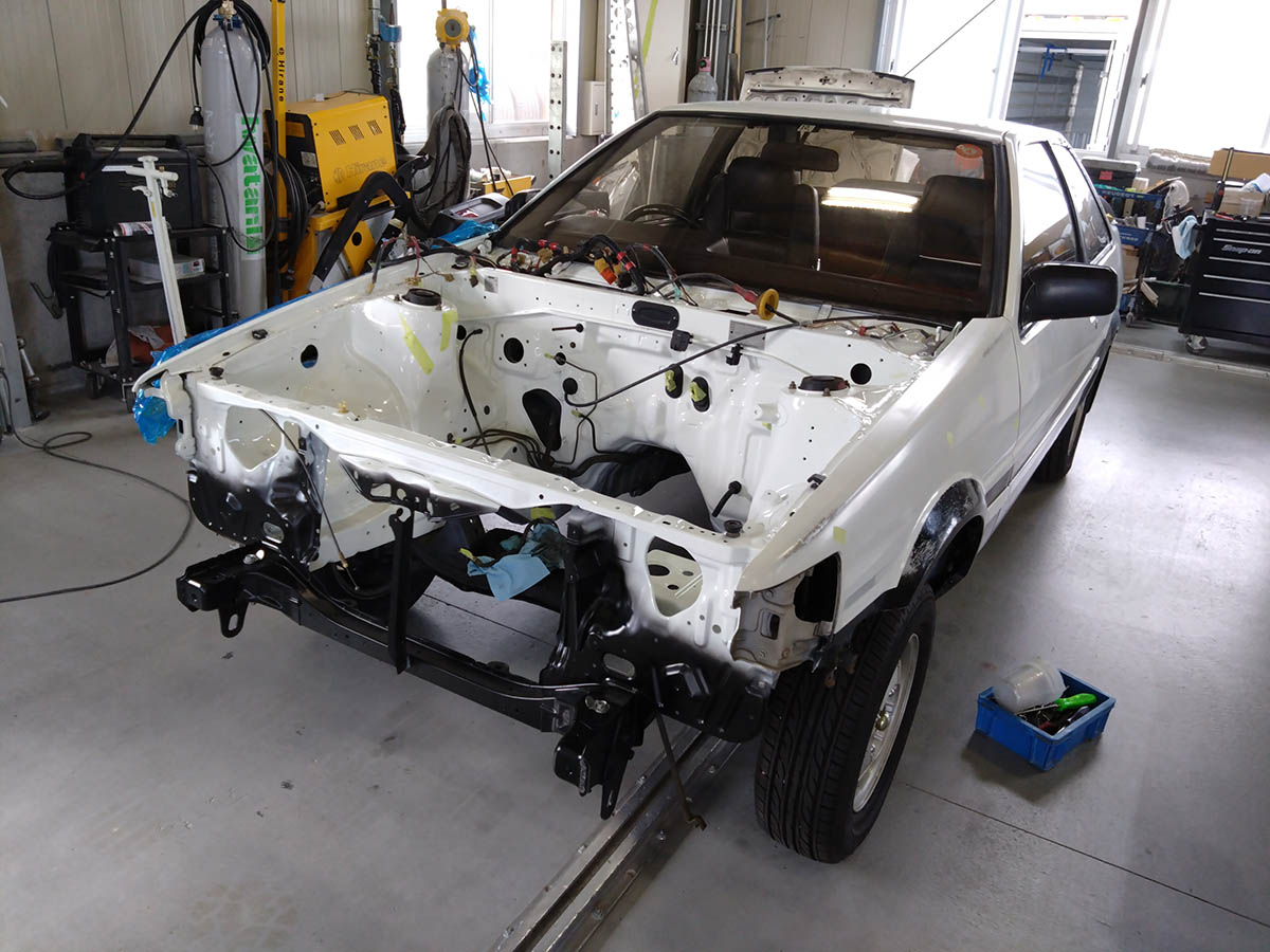 ボディの鈑金（PART1）｜AE86 1984 再生プロジェクト｜ソフト99