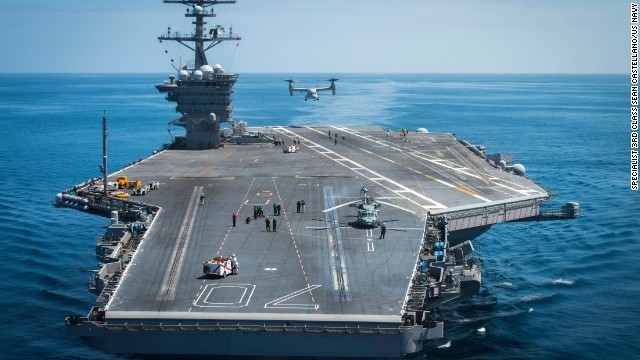 米空母2隻、日本海で合同演習 北朝鮮を牽制 - CNN.co.jp