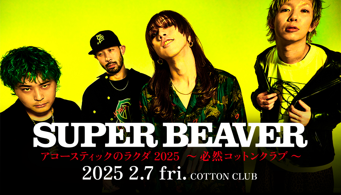 SUPER BEAVER アコースティックのラクダ 2025 〜必然コットンクラブ