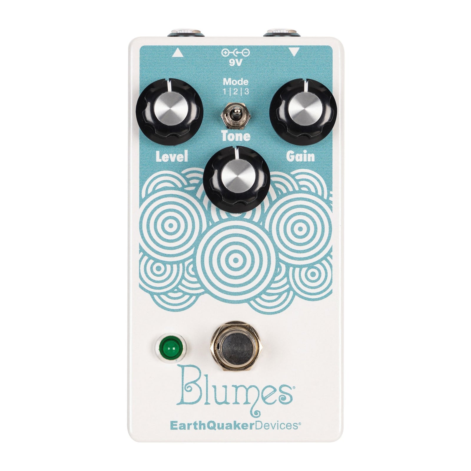 EarthQuaker Devices Blumes - Pearl White & Turquoise - Cottonwood