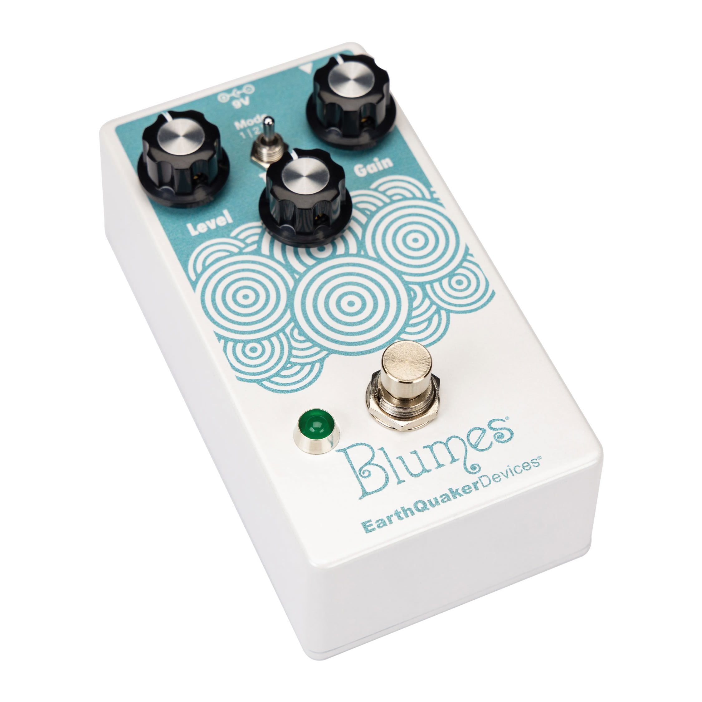 EarthQuaker Devices Blumes - Pearl White & Turquoise - Cottonwood