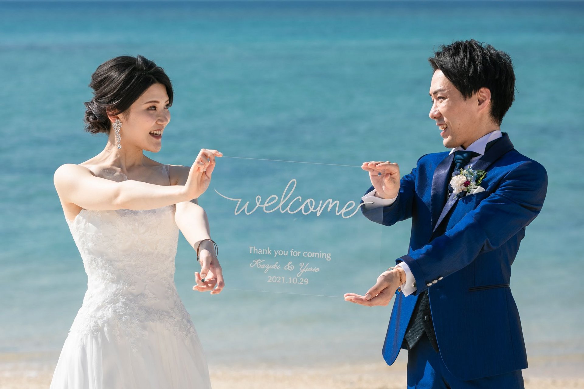 KAZUKI様 ♥ YURIE様 PART1⃣ | Wedding Report | クチュールナオコ