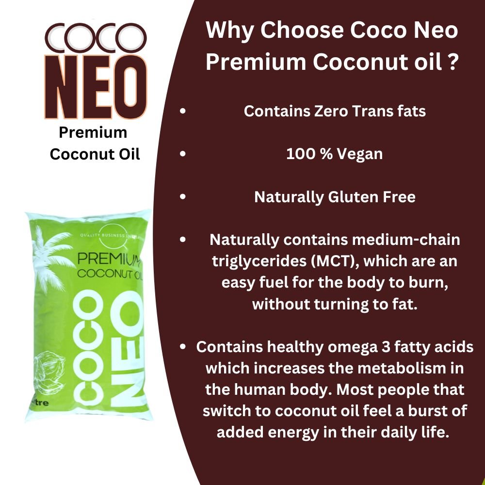 Coco Neo Premium Coconut Oil | 1 Litre Pouch – Coco Neo Cold