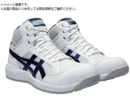ASICS ウィンジョブ CP218 ホワイト ピーコート 23.5cm 6231501が