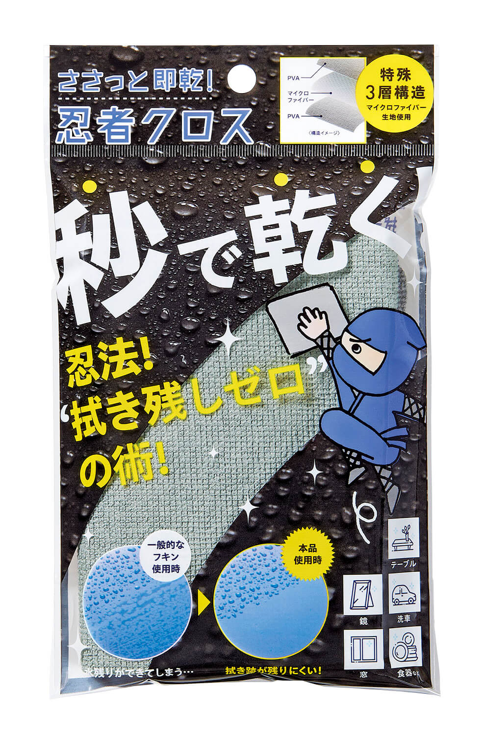 ささっと即乾！忍者クロス：PRODUCT（商品情報）｜株式会社コジット