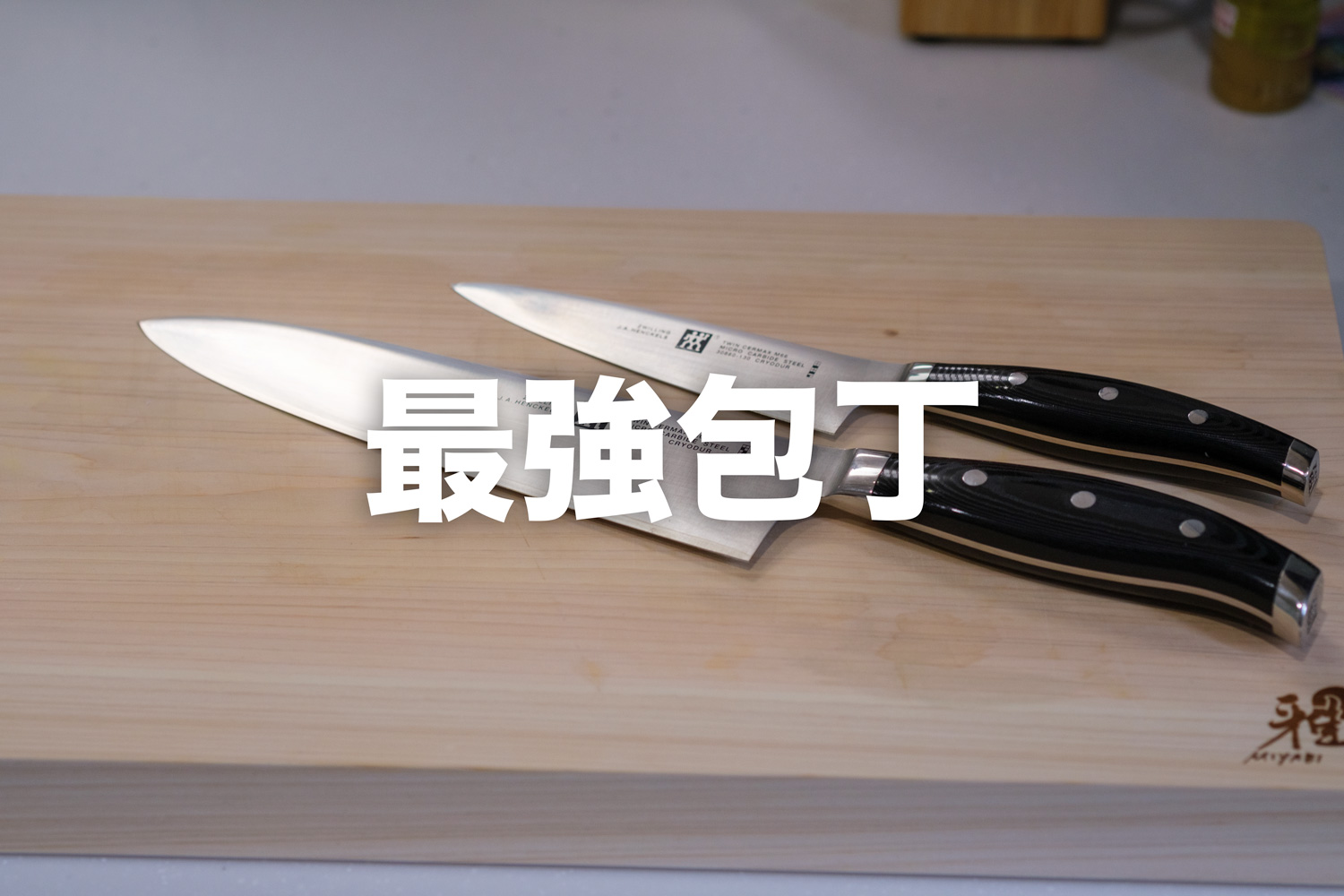 口コミ】最高の切れ味！ツインセルマックス M66のシェフナイフとペティ
