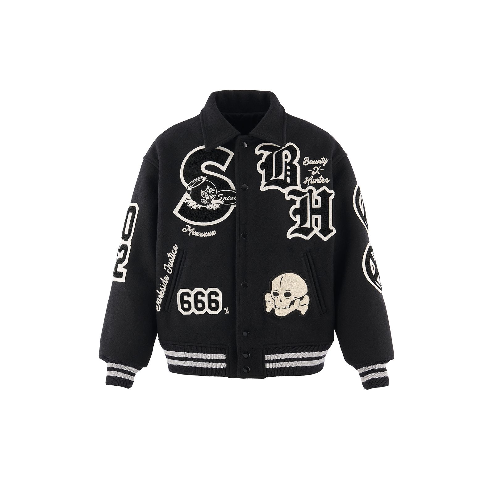 SAINT M×××××× - 【コラボ】SM-MK8-0000-C34 / BH_VARSITY JKT / SNT