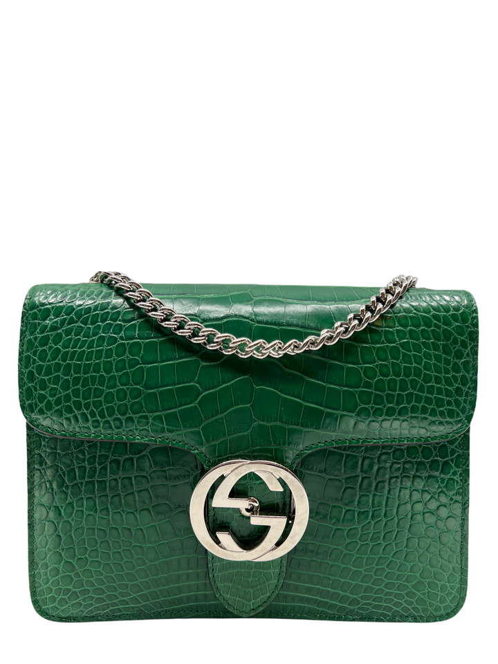 Gucci Dollar Crocodile Interlocking GG Bag - Consigned Designs