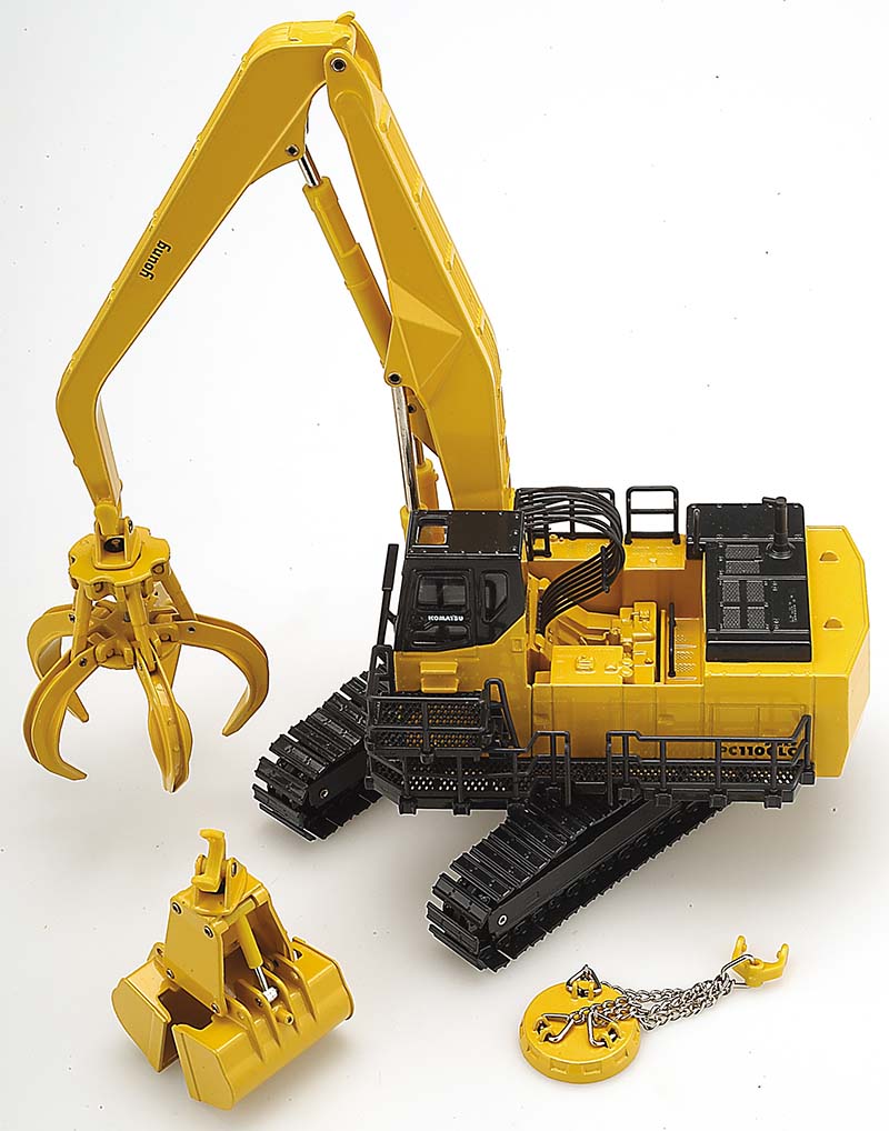 Buffalo Road Imports. Komatsu PC1100 LC with attachments