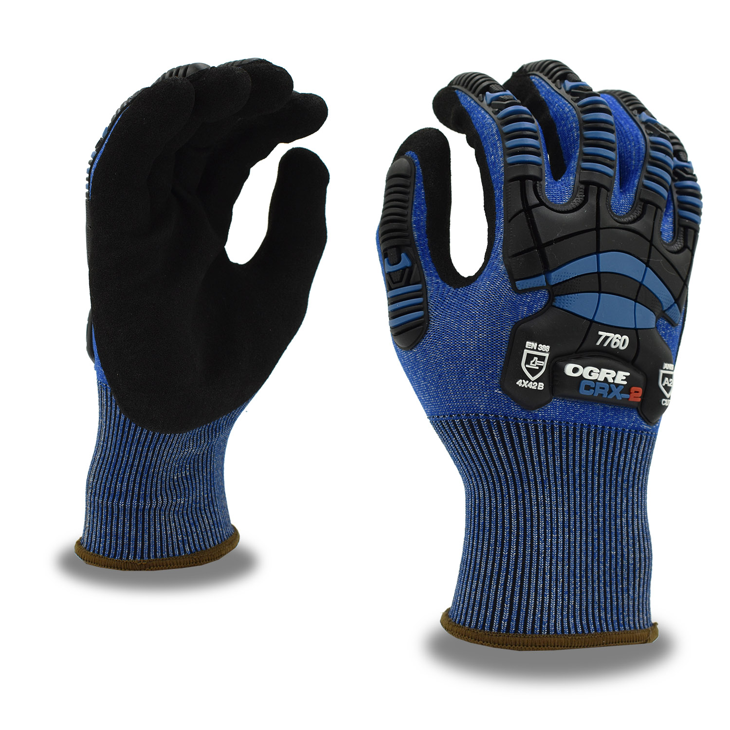 Impact, OGRE® CRX-2, Sandy Nitrile, A2 Cut: #7760 - Cordova Safety