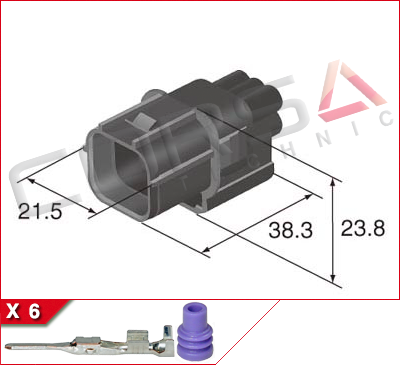 6188-4908 - Sumitomo | HVG-6P - Corsa Technic | 6-Way Kit