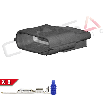 7282-8850-30 - Yazaki | RH-6P - Corsa Technic | 6-Way Kit