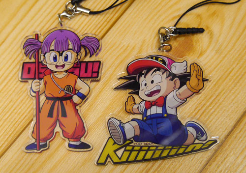 Dr.スランプ アラレちゃん×ドラゴンボール悟空アクリルストラップ [Dr