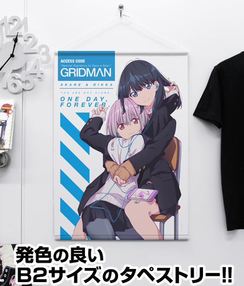 アカネ＆六花 B2タペストリー [SSSS.GRIDMAN] | 公式キャラクター