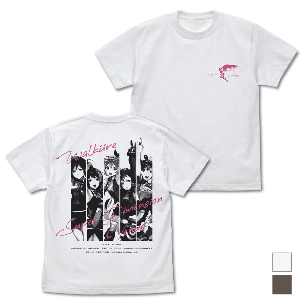 We're ワルキューレ Tシャツ [マクロスΔ] | キャラクター公式グッズ