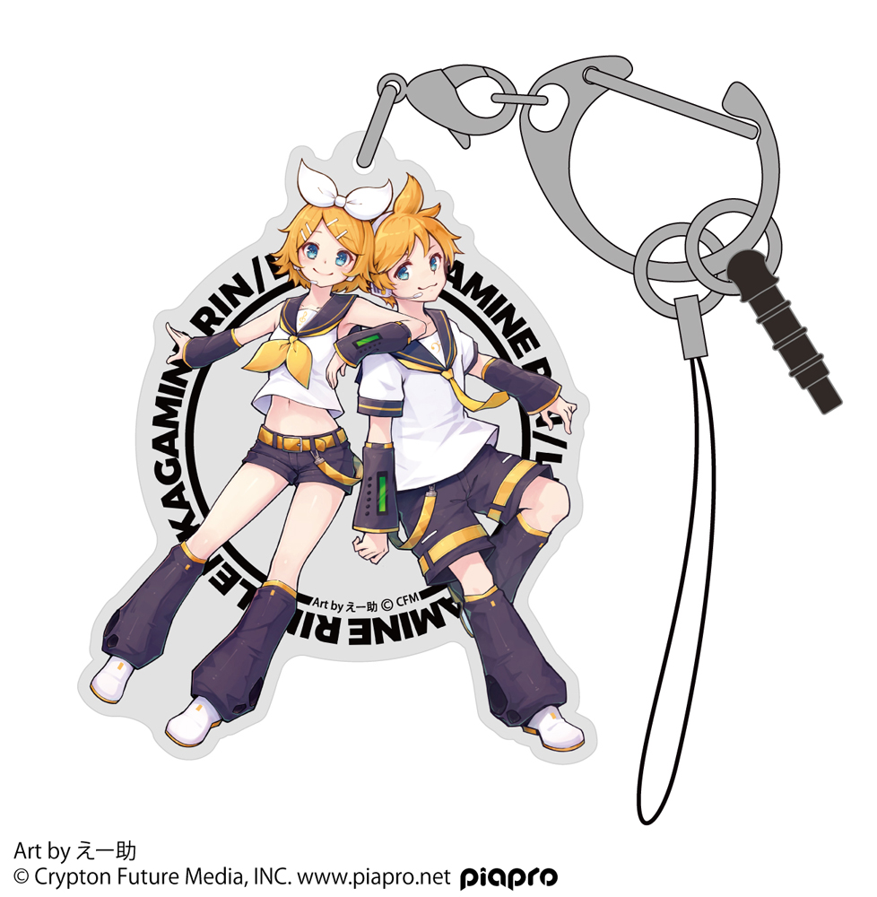 鏡音リン・レン アクリルマルチキーホルダー えー助 Ver. [鏡音リン