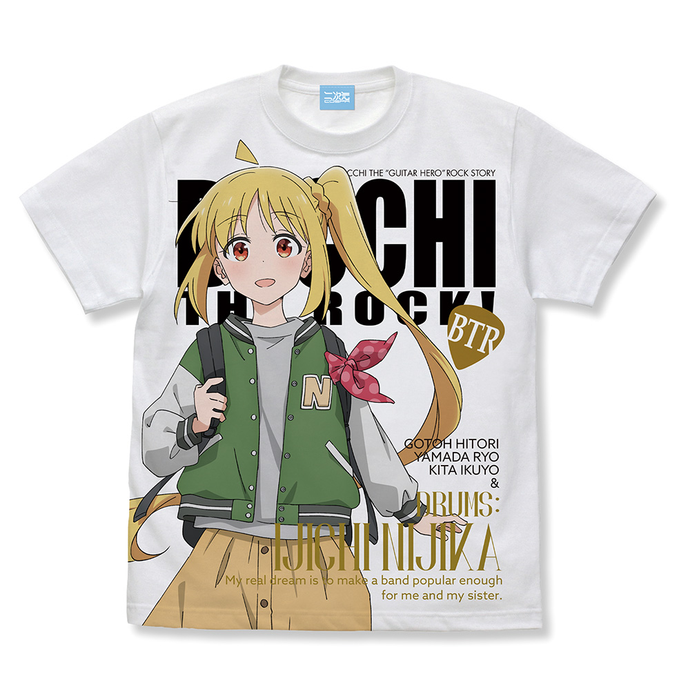 描き下ろし 伊地知虹夏 フルグラフィックTシャツ ストリート