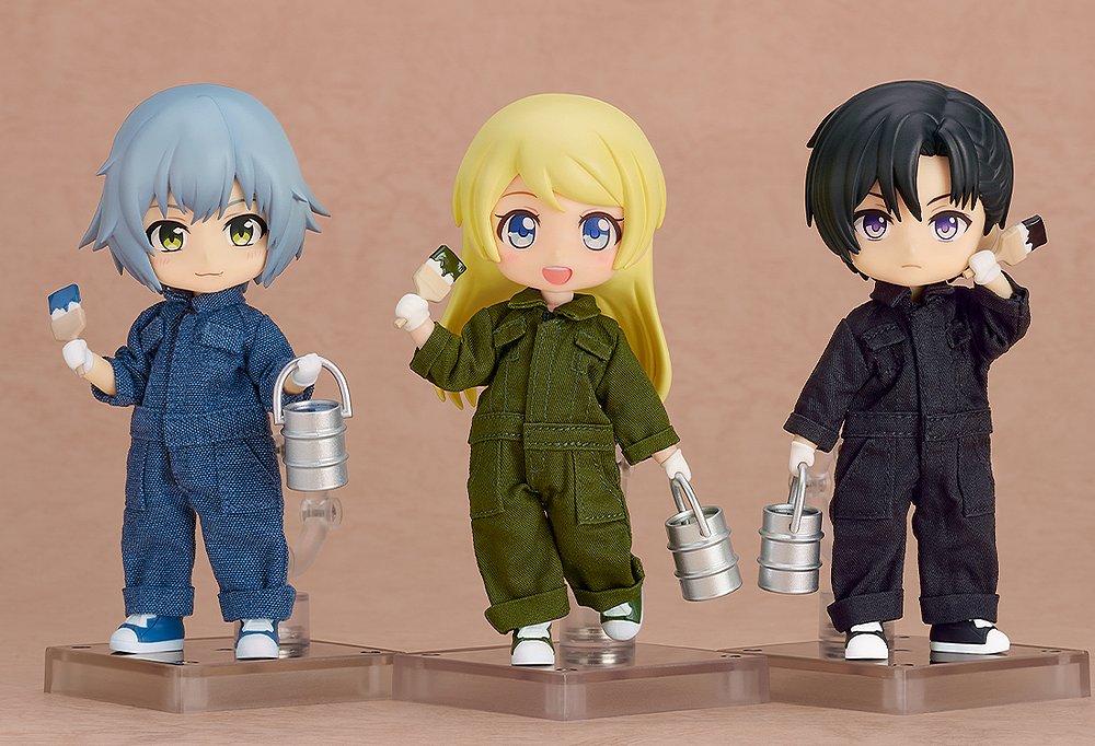 ねんどろいどどーる おようふくセット カラフルつなぎ [ねんどろいど