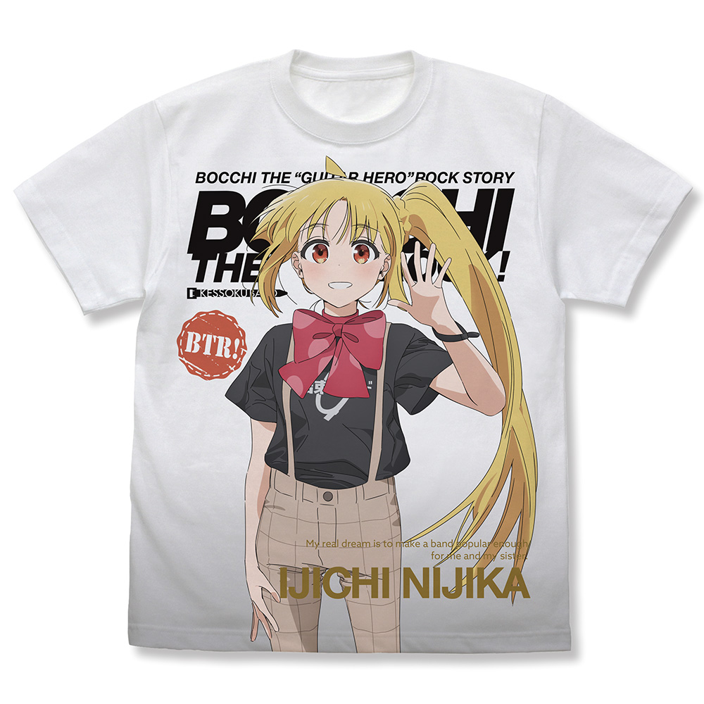 伊地知虹夏 フルグラフィックTシャツ [アニメ「ぼっち・ざ・ろっく