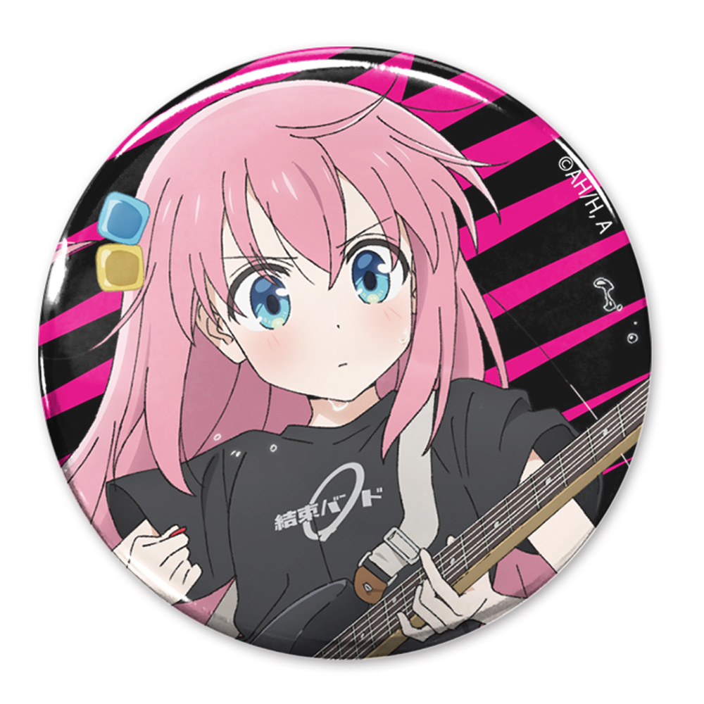 後藤ひとり 65mm缶バッジ Playing the guitar Ver. [アニメ「ぼっち