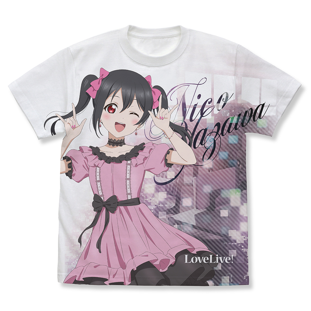 描き下ろし 矢澤 にこ フルグラフィックTシャツ パーティードレス