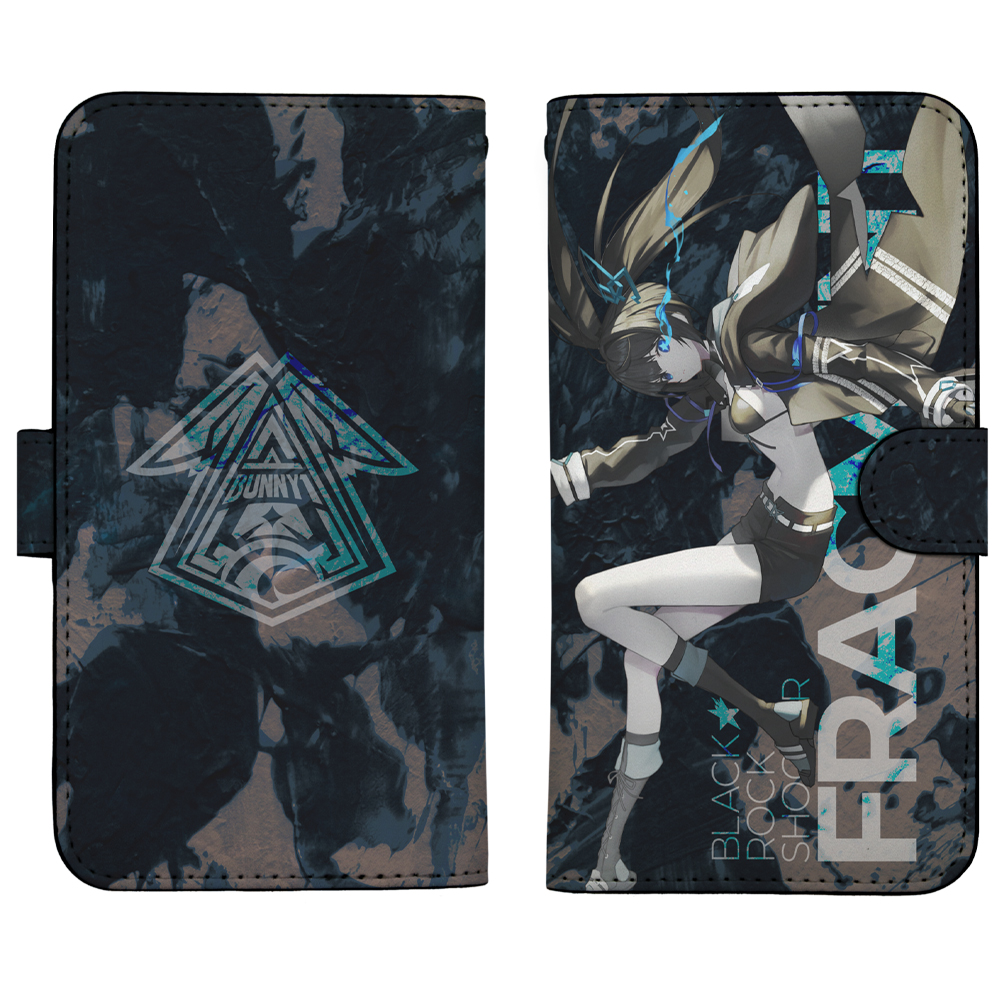 ブラック☆ロックシューター FRAGMENT 手帳型スマホケース158