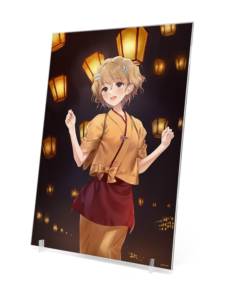 ☆限定☆岸田メル描き下ろし 松前緒花 アクリルアートボード [花咲く