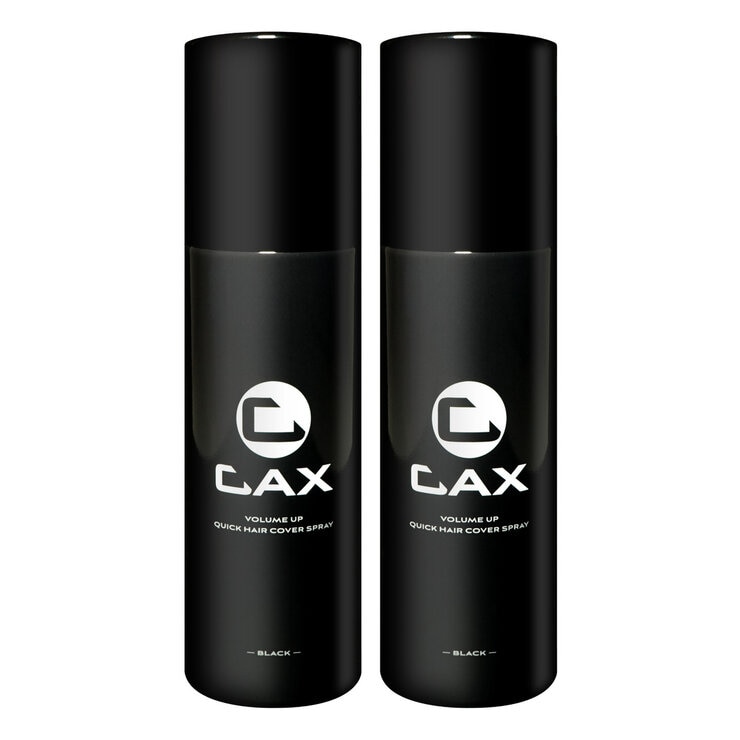 カックス ヘア ボリュームアップ スプレー 150g x 2本入 ブラック