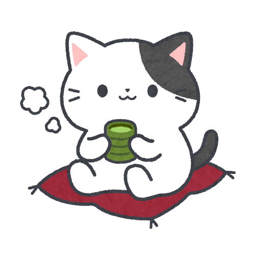 驚きの表情をする猫のイラスト | ネコスト