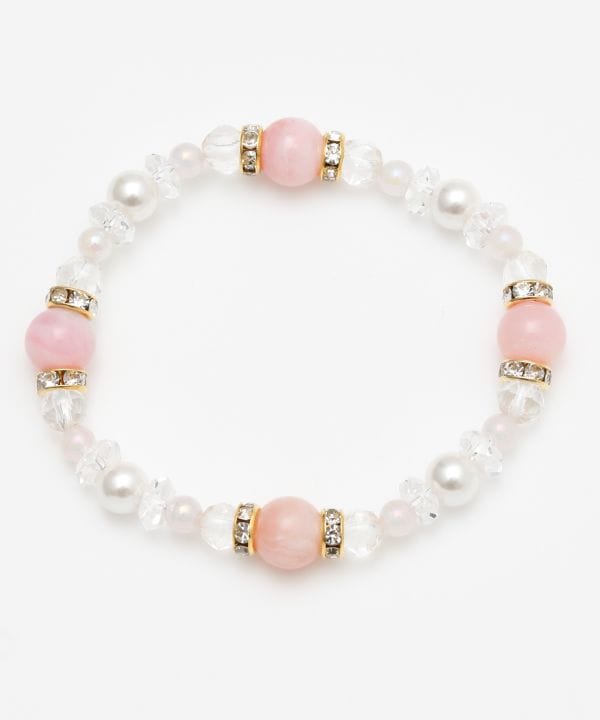 光輝清淡ピンクオパールブレスレット(PINK OPAL): 『岩座(いわくら