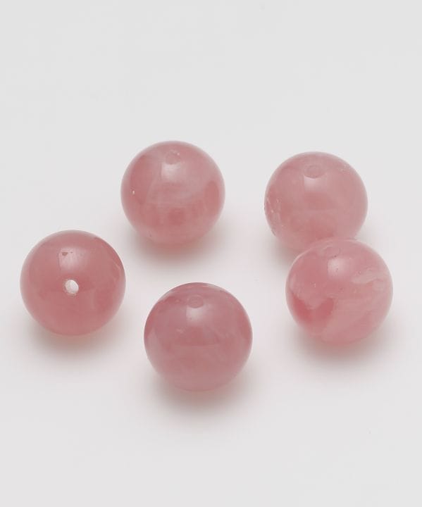 マダガスカル ローズクォーツ1粒 12mm(MADAGASCAR ROSE QUARTZ
