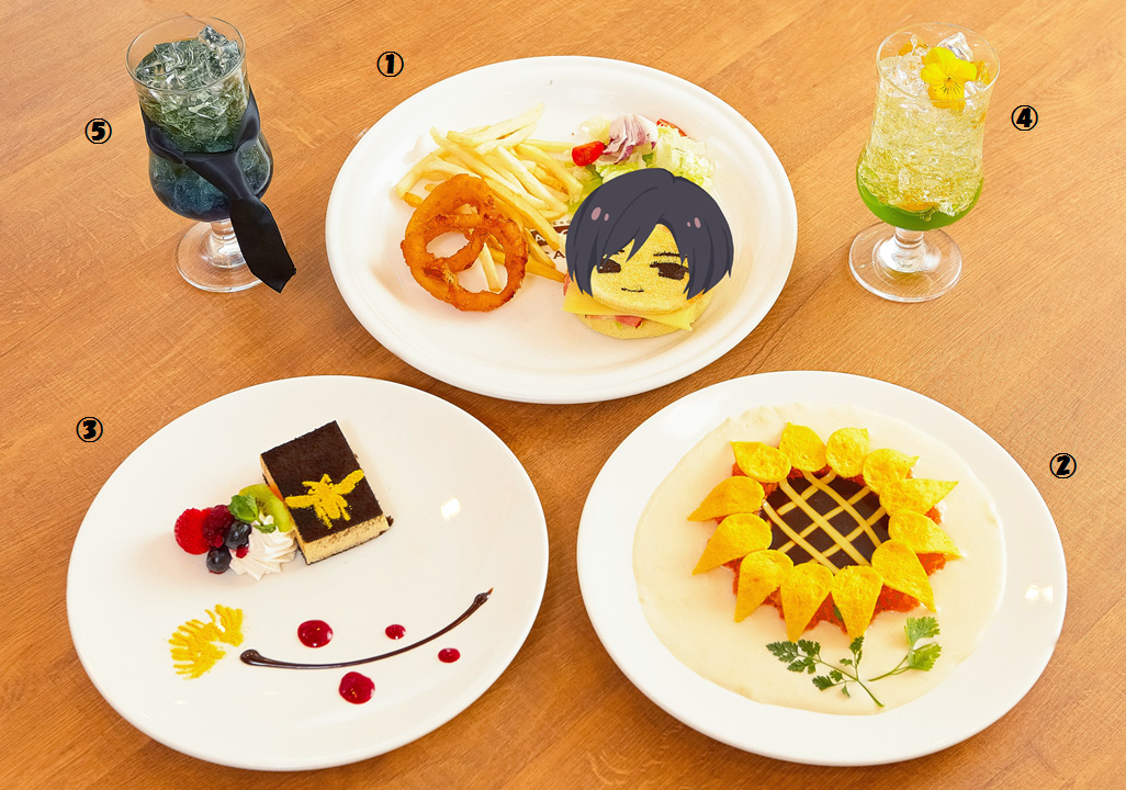 カプコンカフェ イオンレイクタウン店「囚われのパルマ」シリーズ