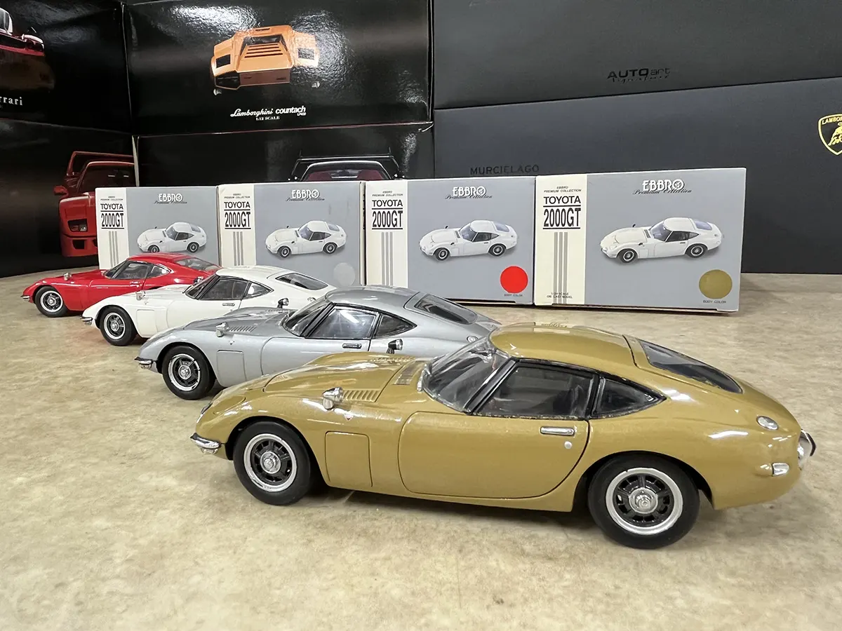 宅配】静岡県磐田市のミニカー買取実績｜エブロ「1/24 トヨタ2000GT