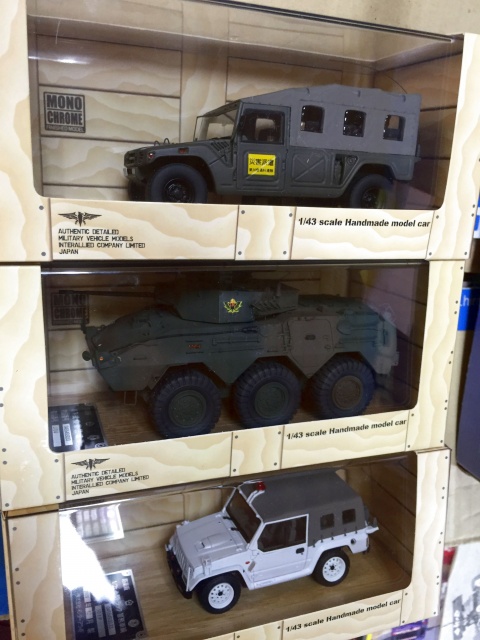 ミニカー買取実績】モノクローム 1/43 陸自 軽装甲機動車 イラク派遣や