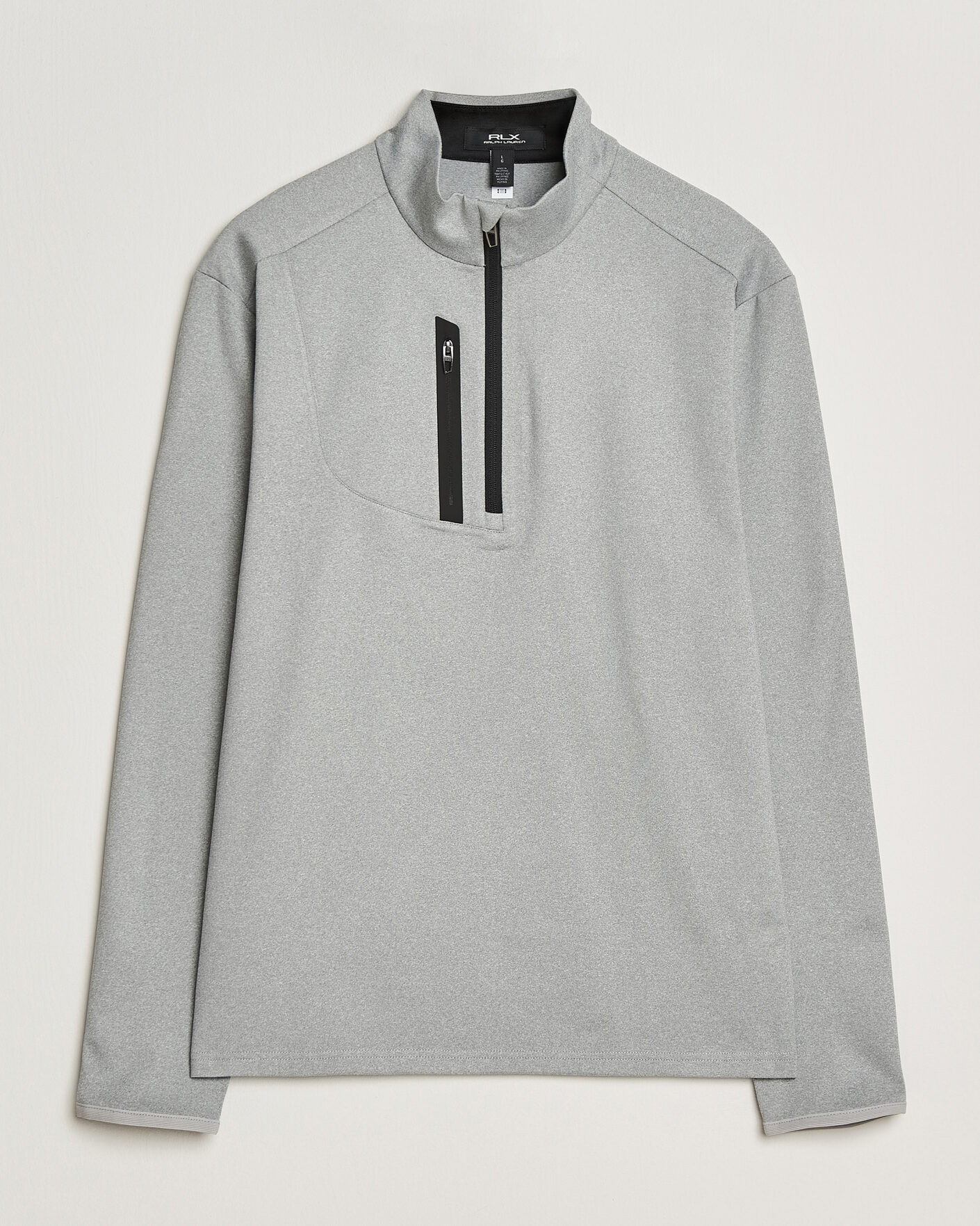 RLX Ralph Lauren Luxury Jersey Half Zip Andover Heather at