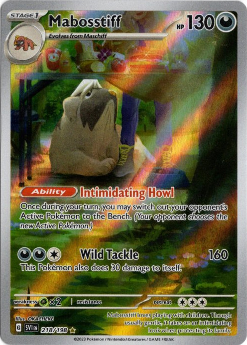 マフィティフ AR 海外版 英語版 Mabosstiff - 218/198 -【Card Chicken】
