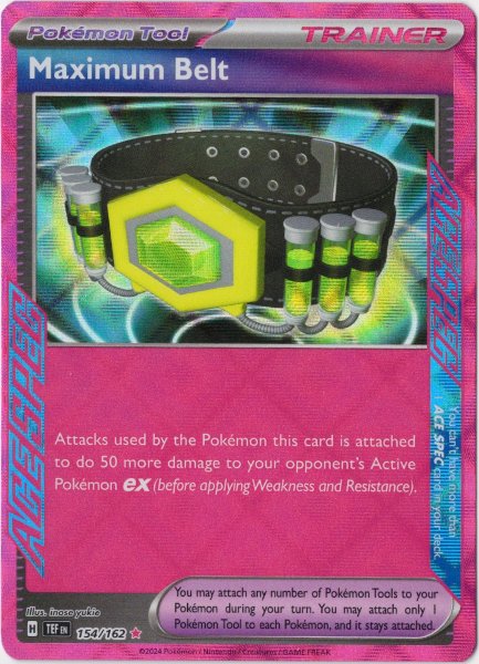 マキシマムベルト 海外版 英語版 ACE SPEC Maximum Belt - 154/162