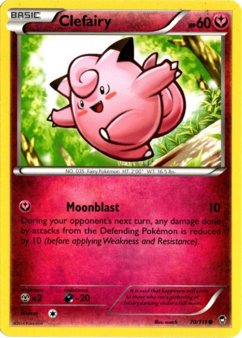 ピッピ 海外版 英語版 Clefairy - 70/111 -【Card Chicken】