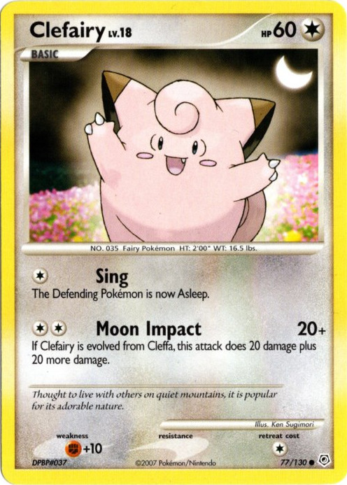 ピッピ 海外版 英語版 Clefairy - 77/130 -【Card Chicken】