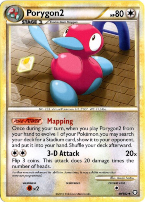 ポリゴン2 海外版 英語版 Porygon2 - 49/102 -【Card Chicken】