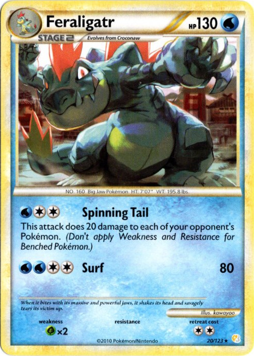 オーダイル 海外版 英語版 Feraligatr - 20/123 -【Card Chicken】