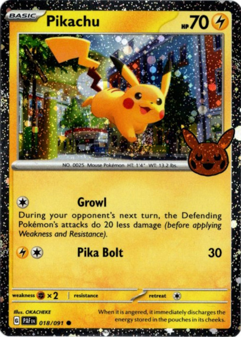 ピカチュウ 海外版 英語版 Trick or Trade プロモ 2024 Pikachu - 018