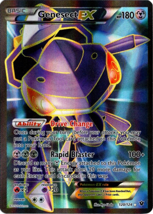 ゲノセクトEX SR 海外版 英語版 Genesect EX - 120/124 -【Card Chicken】