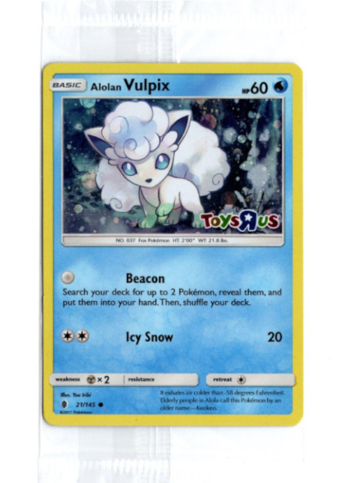 アローラロコン 海外版 英語版 トイザらス プロモ Alolan Vulpix - 21