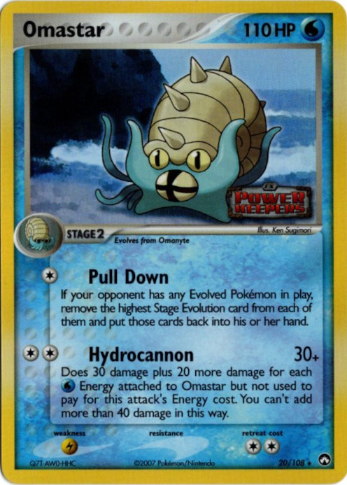 オムスター 海外版 英語版 リバホロ Omastar - 20/108 -【Card Chicken】