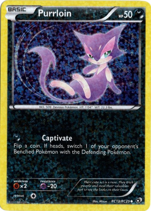 チョロネコ シャイニーコレクション 海外版 英語版 Purrloin - RC13