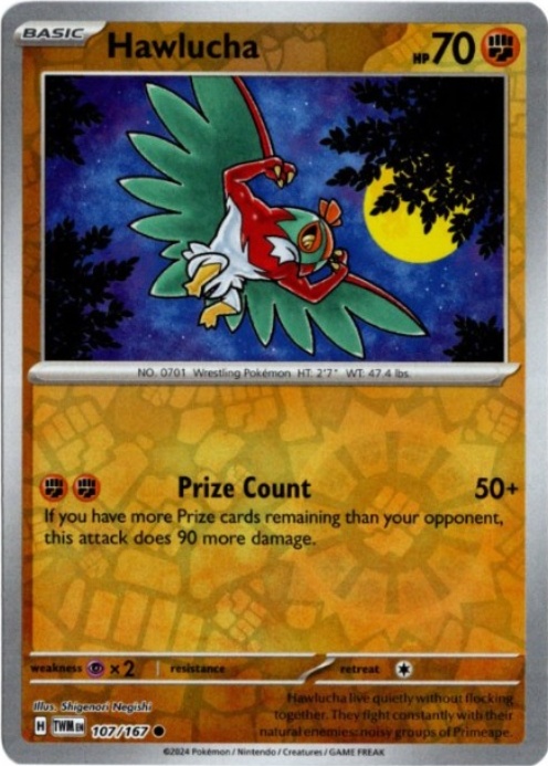 ルチャブル 海外版 英語版 リバホロ Hawlucha - 107/167 -【Card Chicken】