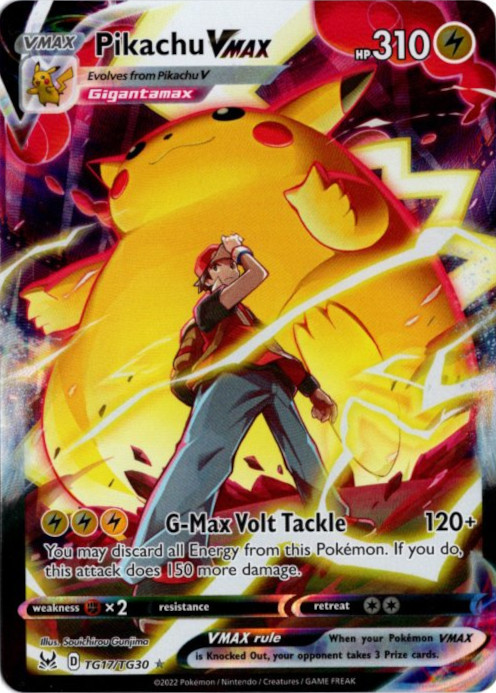 ピカチュウVMAX CSR 海外版 英語版 Pikachu VMAX - TG17/TG30 -【Card