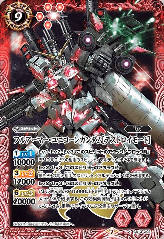 2020/7)フルアーマー・ユニコーンガンダム[デストロイモード]【X