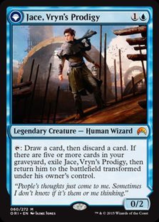 EX]ヴリンの神童、ジェイス/Jace, Vryn's Prodigy《英語》【ORI】